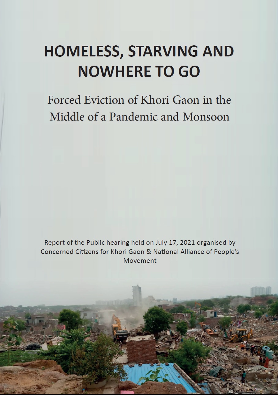 Forced eviction of Khori Gaon residents amidst the pandemic is human rights violation, allege civil rights activists 